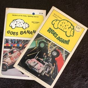 Vintage Disney Herbie Book Bundle- 798 $30 or $25 w/offer
